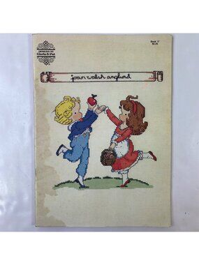 Vintage Joan Walsh Anglund Cross Stitch Pattern Book By Gloria & Pat